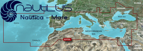 Carta topografica microSD per Garmin Mediterraneo Spagna Italia Isole Baleari 